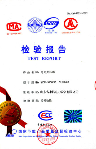 揭阳电力变压器检测报告